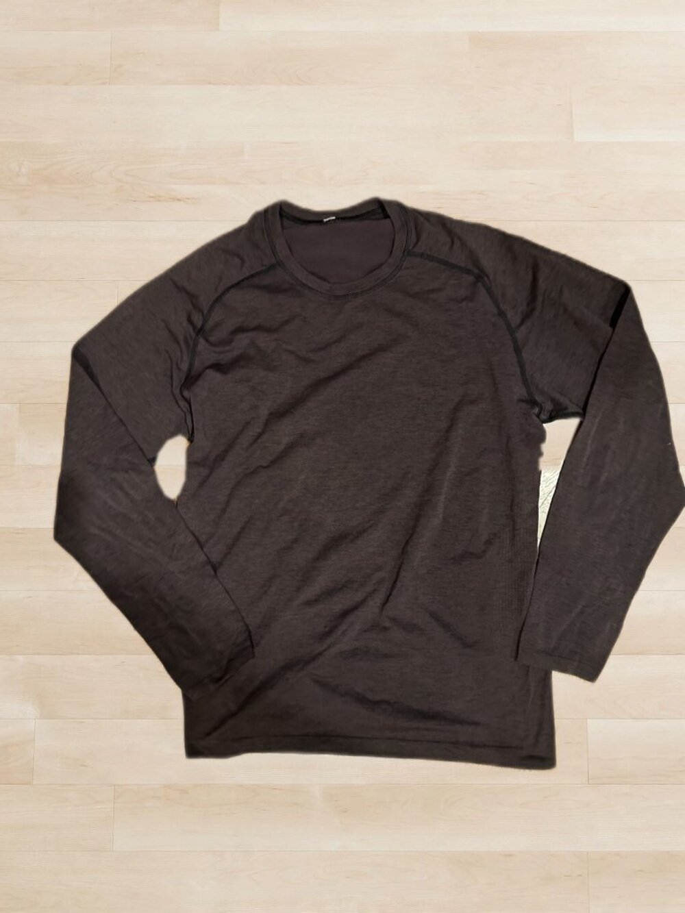 Lululemon Brown Charcoal Long Sleeve Top Sz M